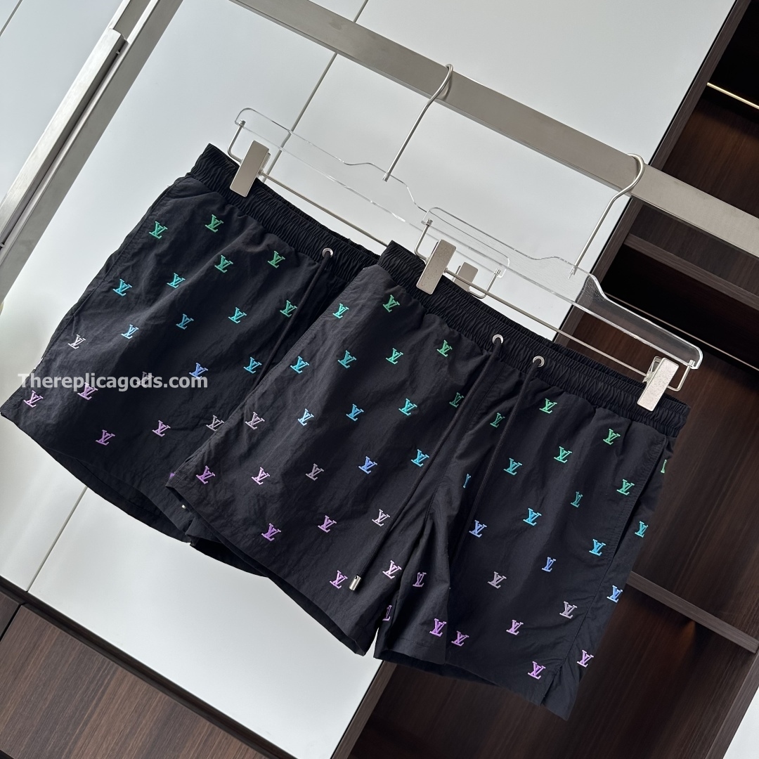 BLASON GRADIENT EMBROIDERED SWIM SHORTS - TP608