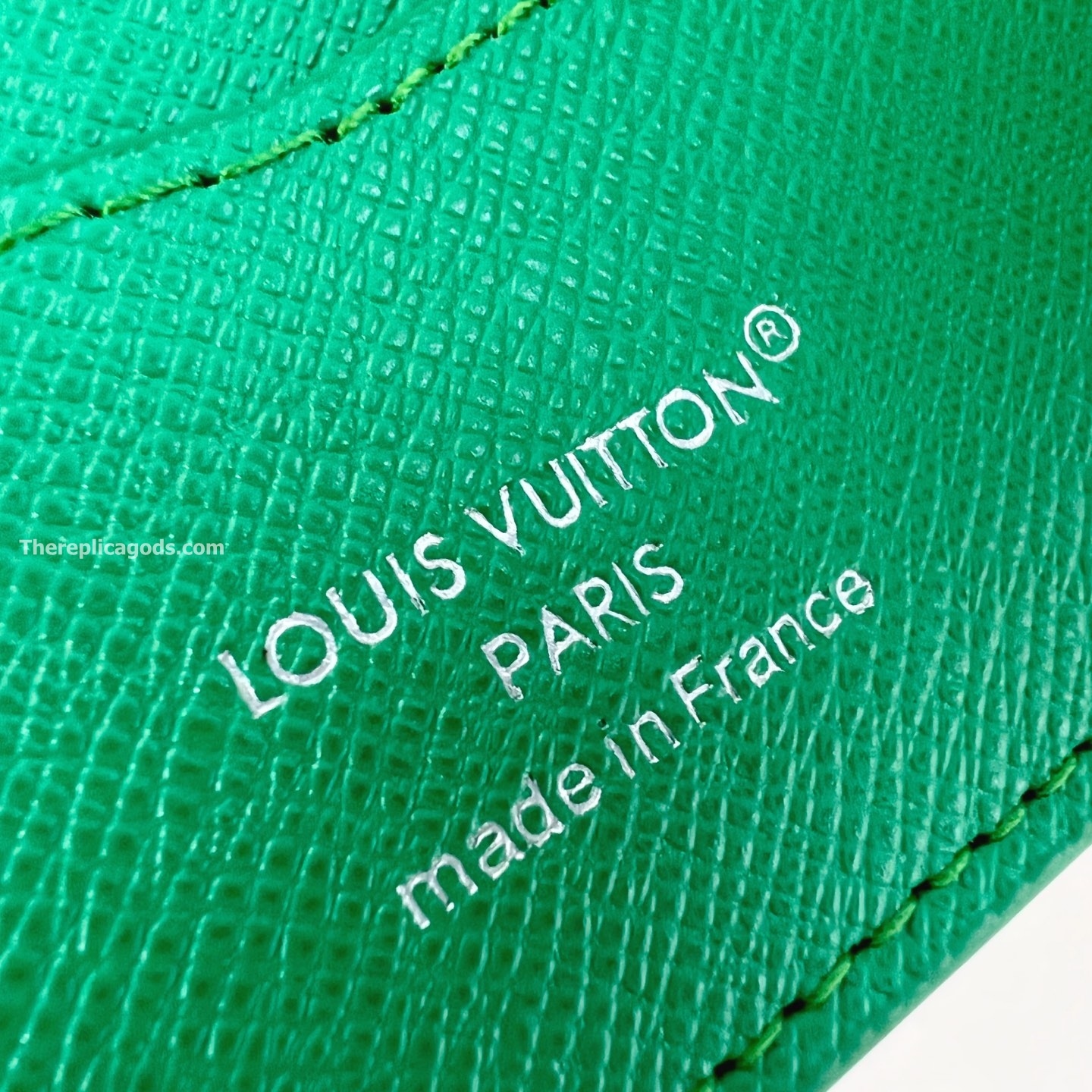 SLENDER WALLET GOLF GREEN MONOGRAM CANVAS M14878