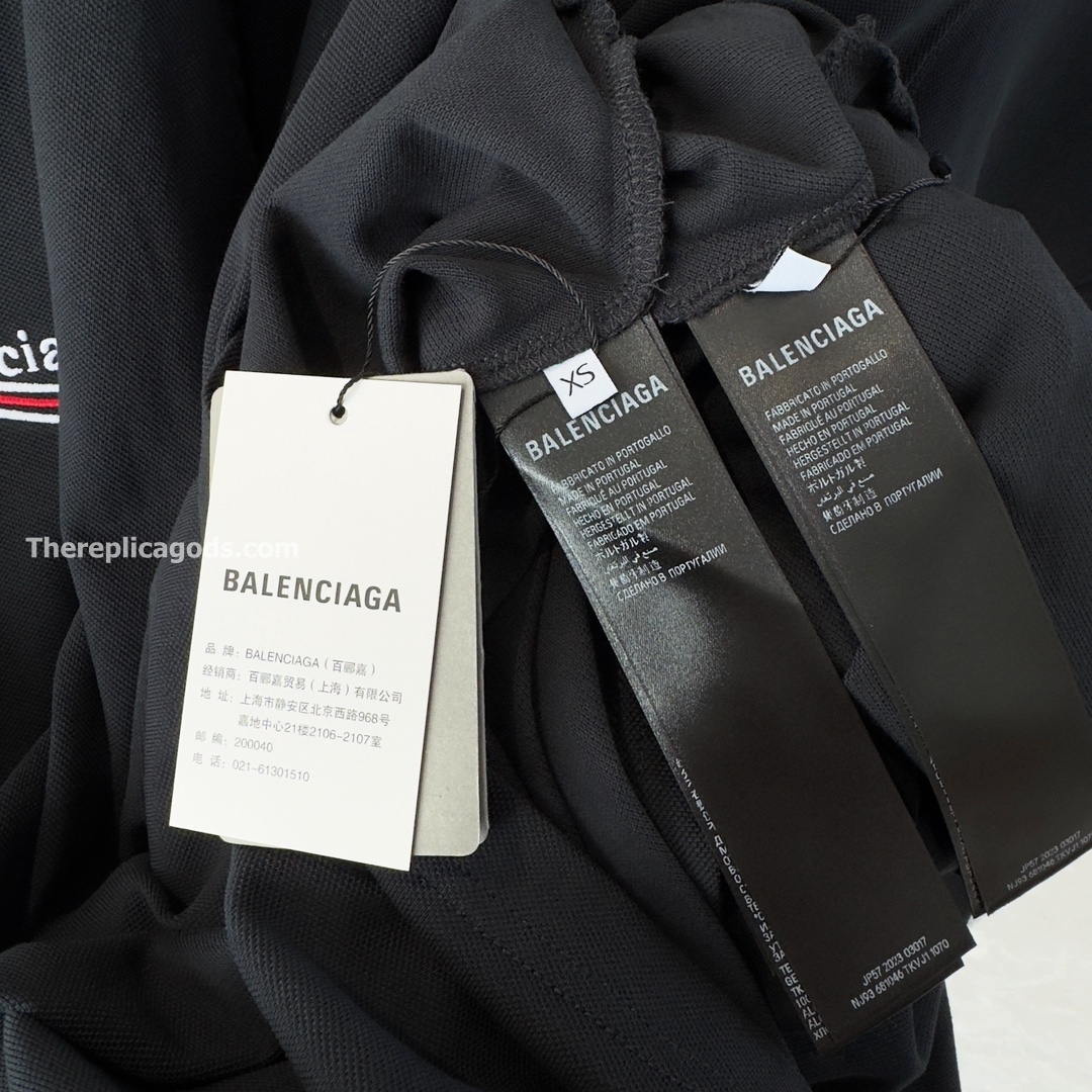 LOGO POLO SHIRT IN BLACK - TP680