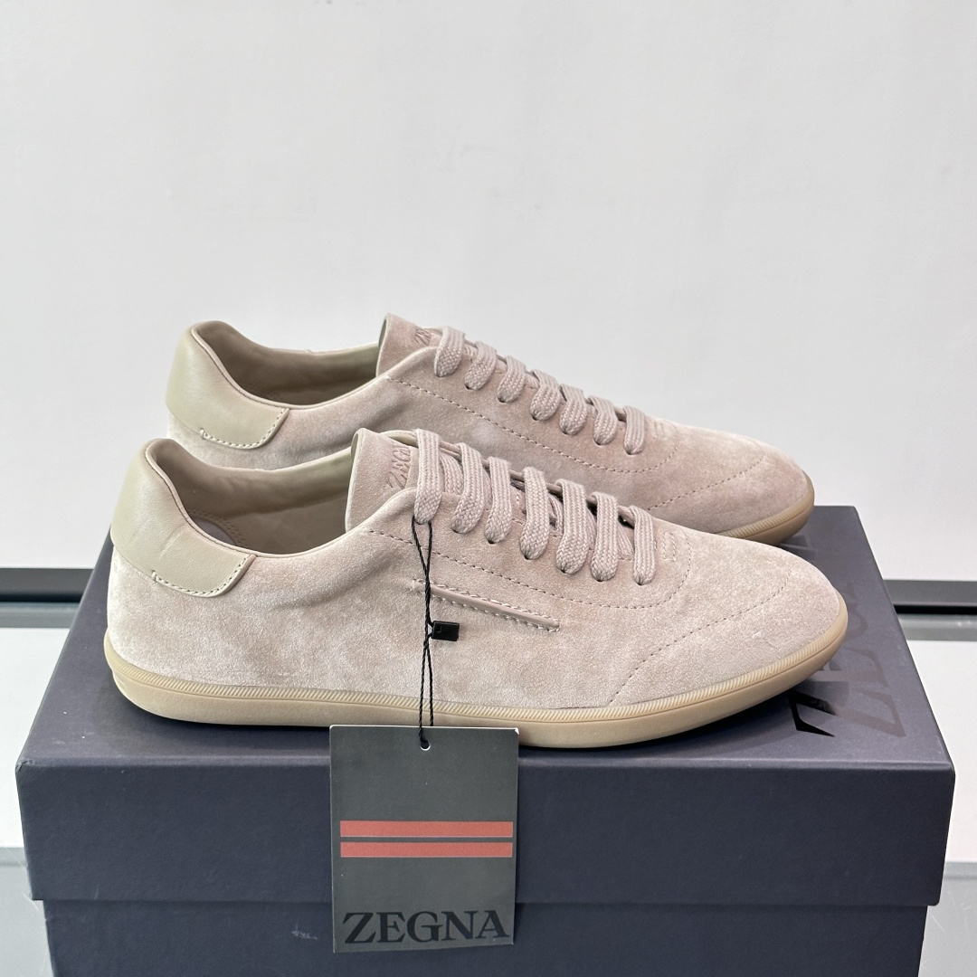 232 SUEDE SNEAKERS BEIGE LEATHER, photo 2