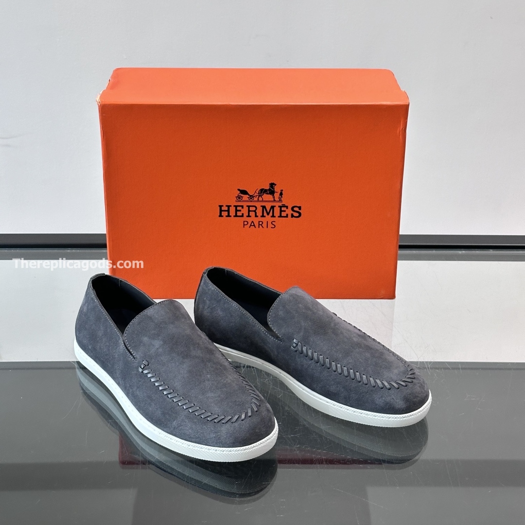 JULIAN LOAFERS IN GREY - H381