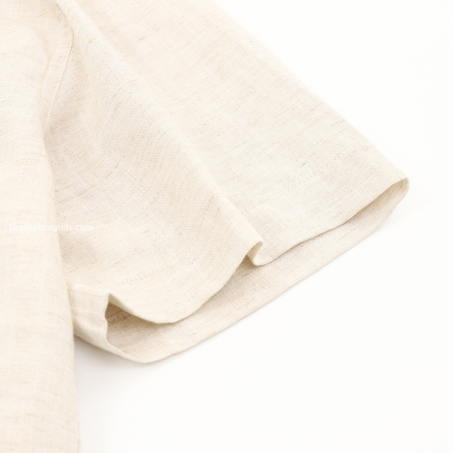 LINEN POLO SHIRT IN WHITE