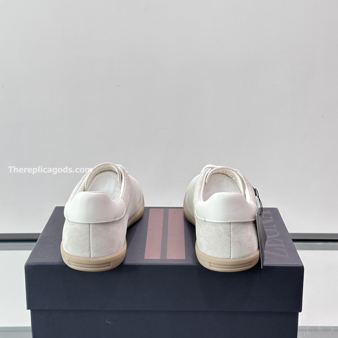 232 SUEDE SNEAKERS WHITE LEATHER, photo 8