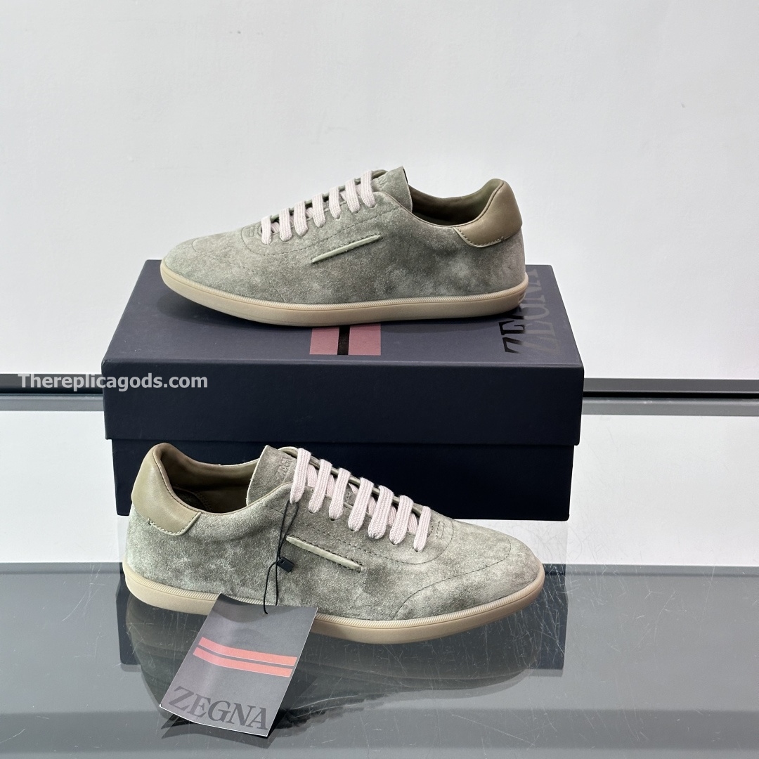 232 SUEDE SNEAKERS KHAKI LEATHER