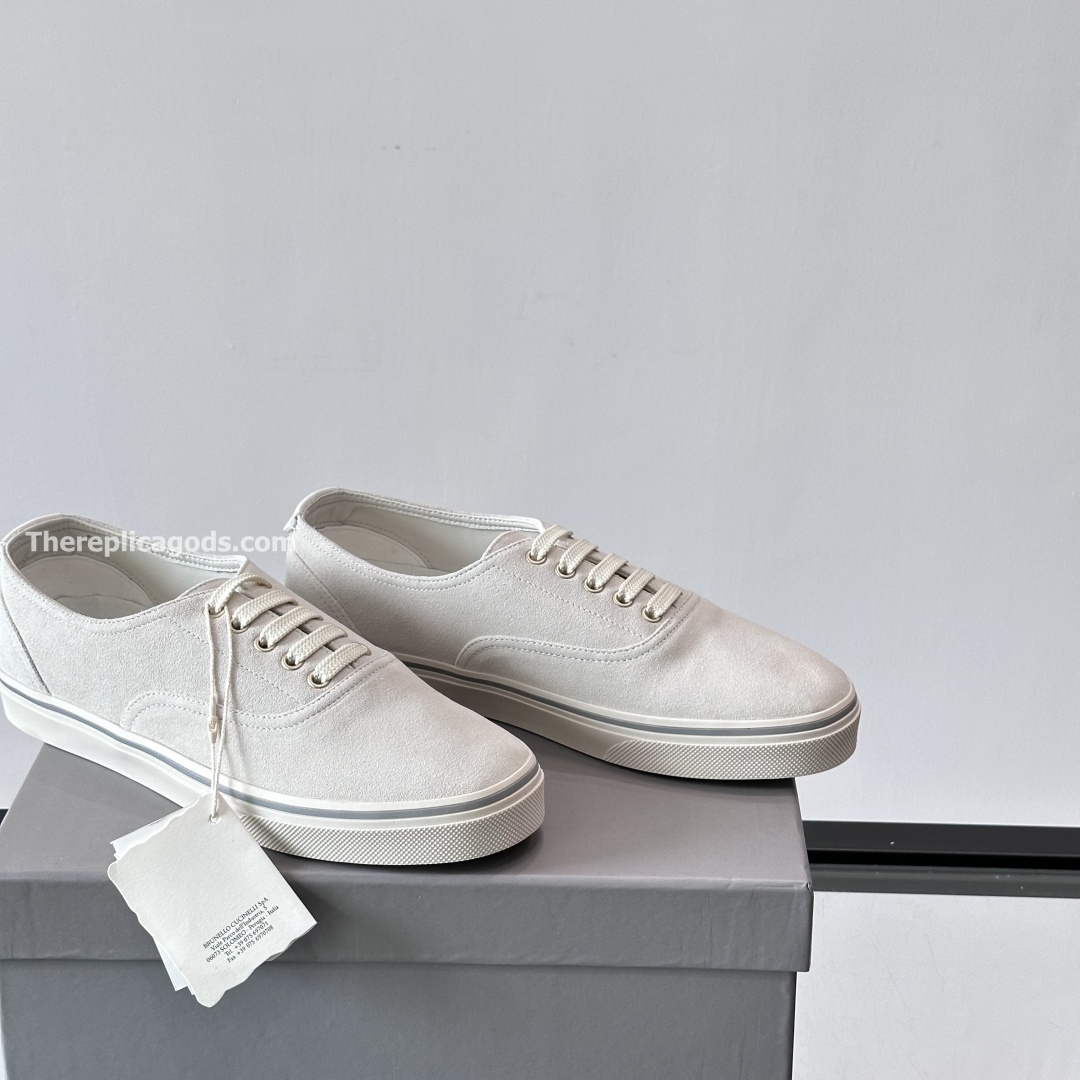 SUEDE SNEAKERS IN WHITE, photo 8
