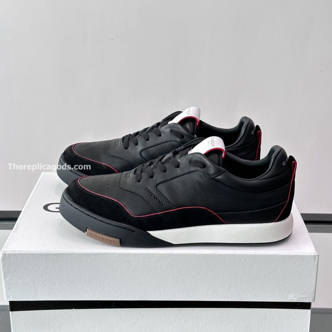 YARD SNEAKERS BLACK LEATHER - GVC161