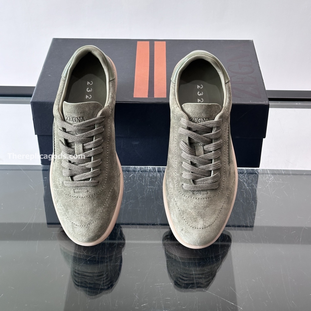 232 SUEDE SNEAKERS IN GREEN, photo 5
