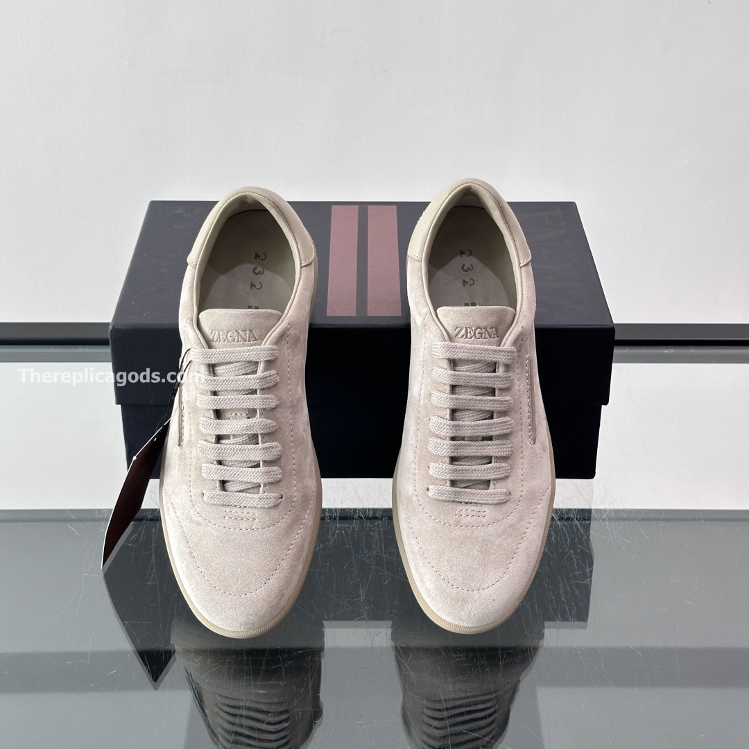 232 SUEDE SNEAKERS BEIGE LEATHER, photo 5