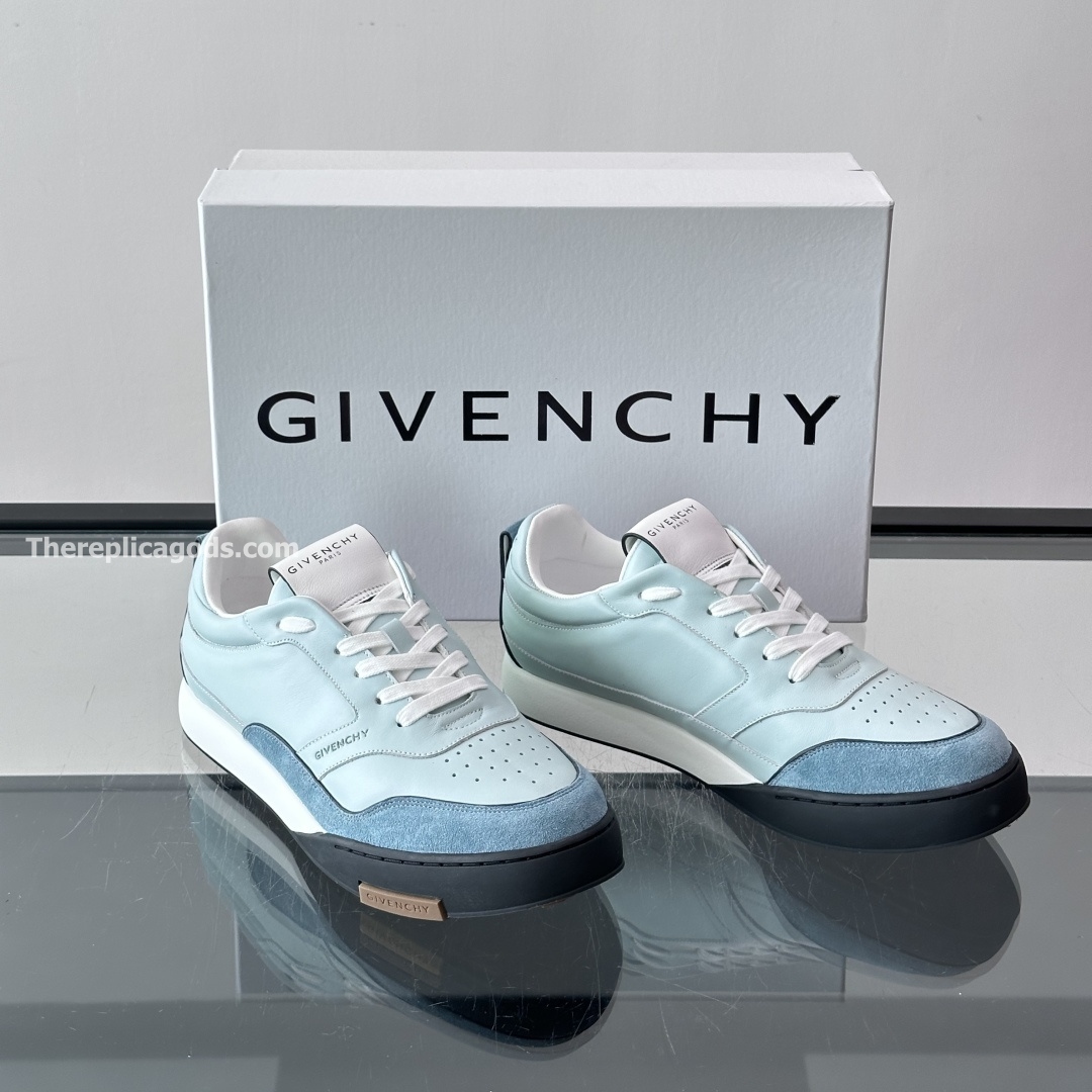 YARD SNEAKERS LIGHT BLUE LEATHER - GVC159