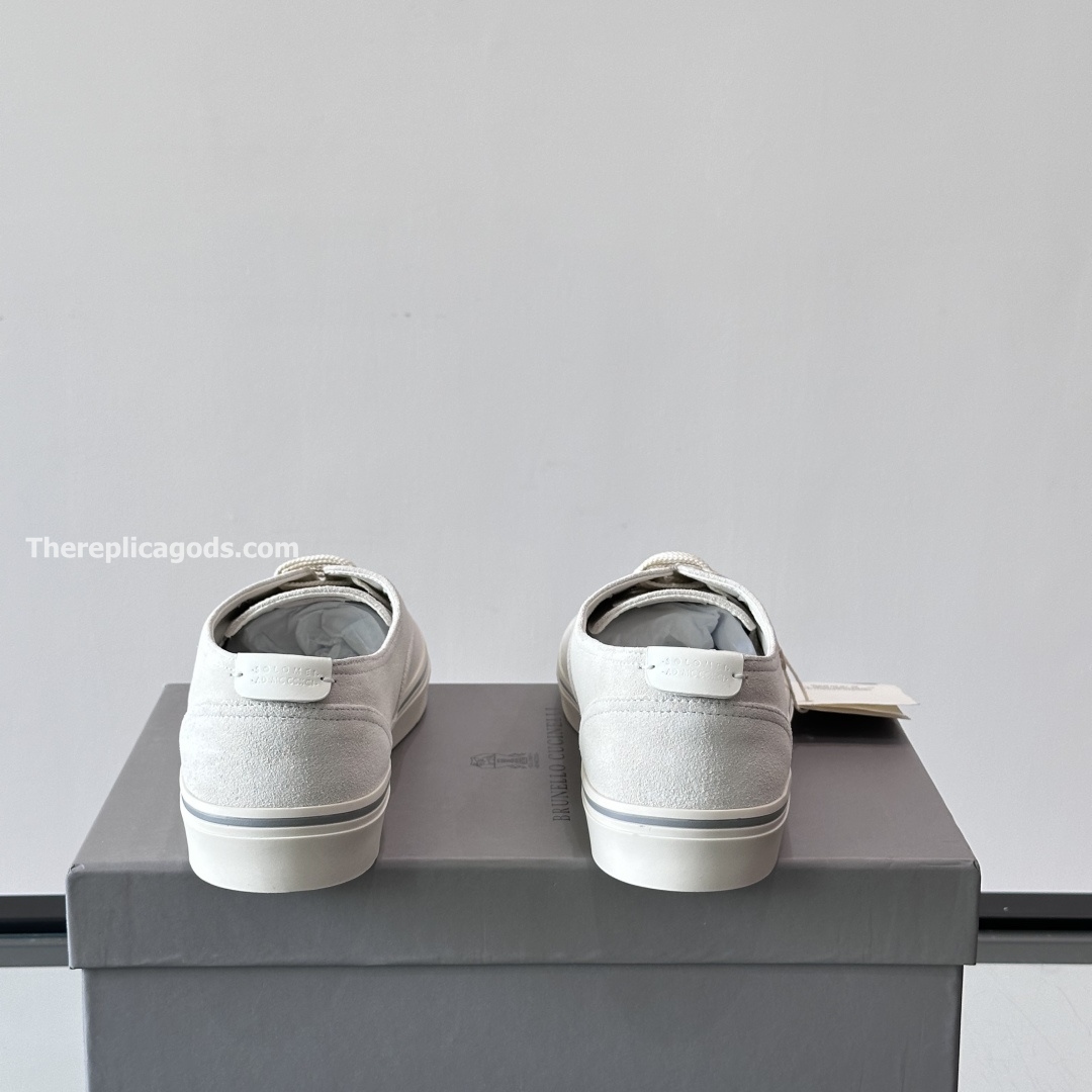 SUEDE SNEAKERS IN WHITE, photo 9