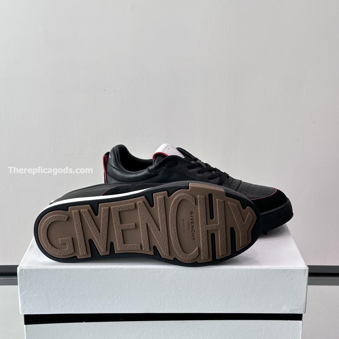 YARD SNEAKERS BLACK LEATHER - GVC161
