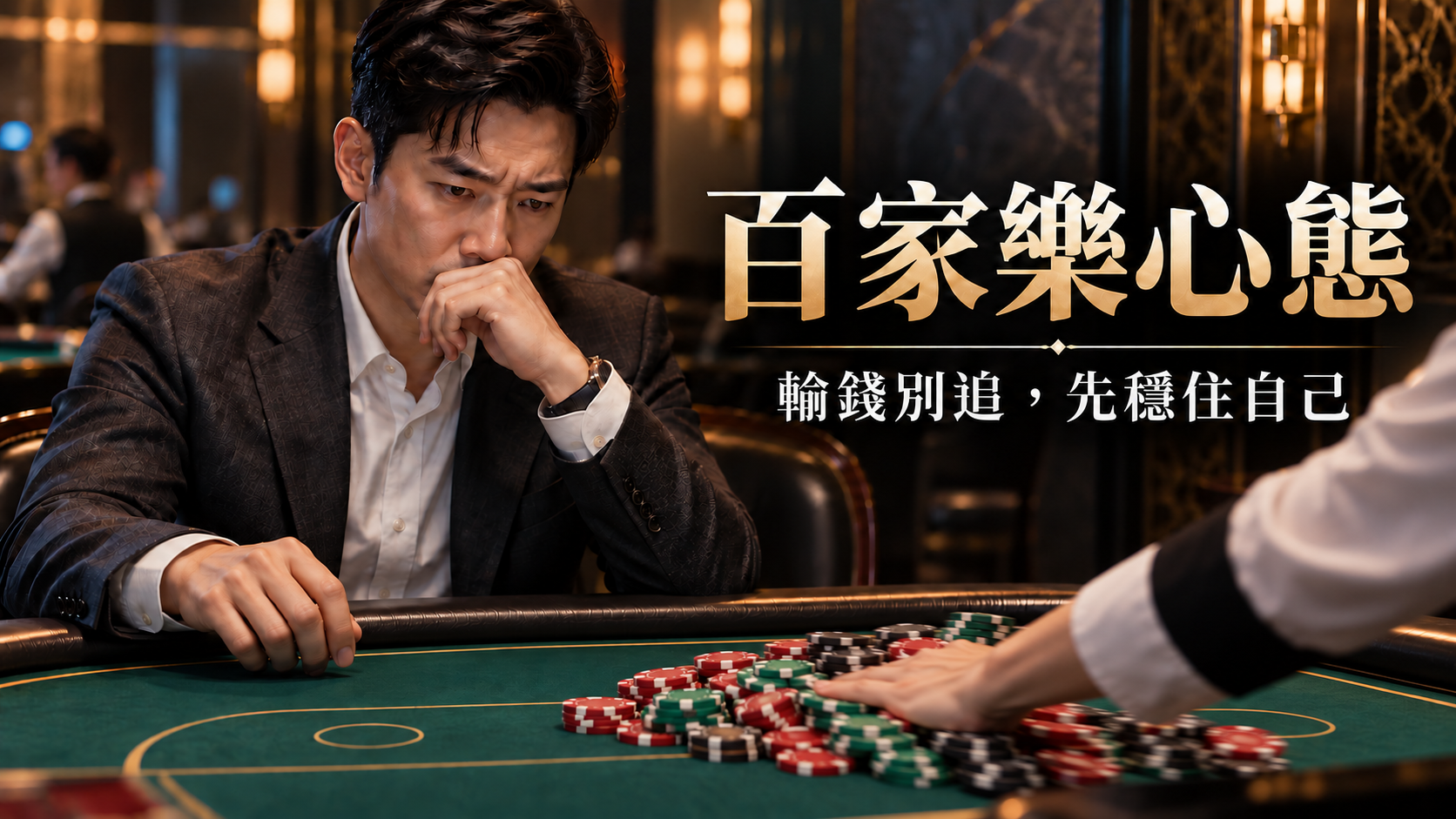 【百家樂心態攻略】輸錢怎麼辦?透過心法穩住心態不追輸!