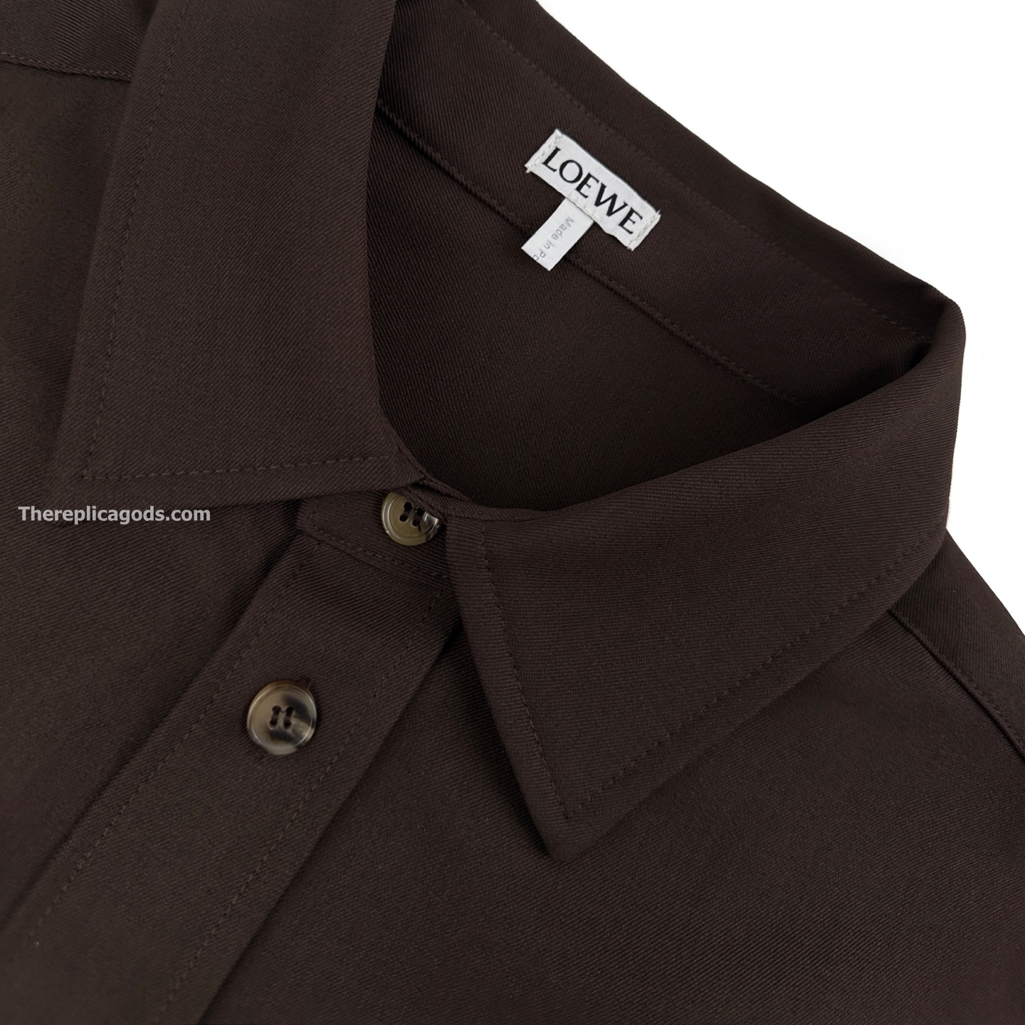 WOOL JACKET IN BROWN
