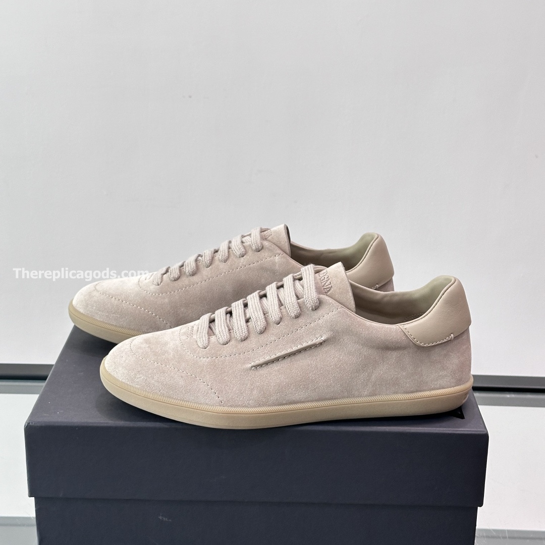 232 SUEDE SNEAKERS BEIGE LEATHER, photo 4