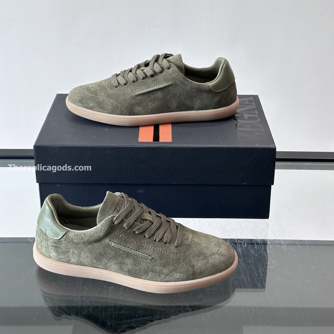 232 SUEDE SNEAKERS IN GREEN, photo 6