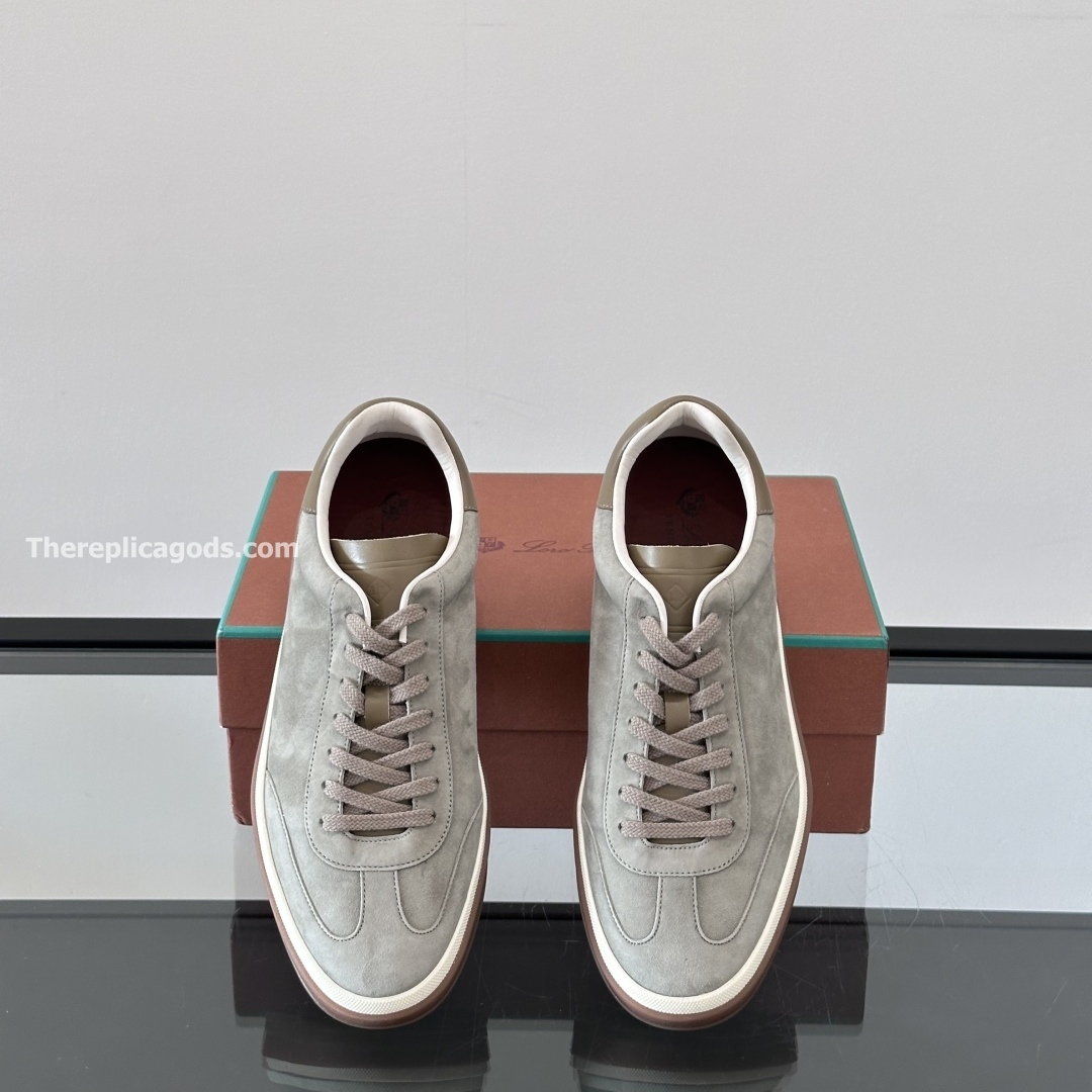 TENNIS WALK SNEAKERS SUEDE CALF SPLIT - LR72