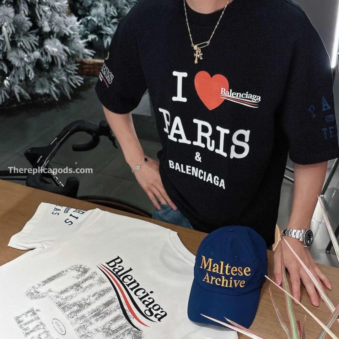 OVERLAYER POLITICAL CAMPAIGN T-SHIRT IN BLACK - TP595
