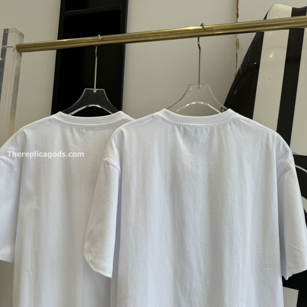 RELAXED FIT COTTON T-SHIRT IN WHITE - TP669