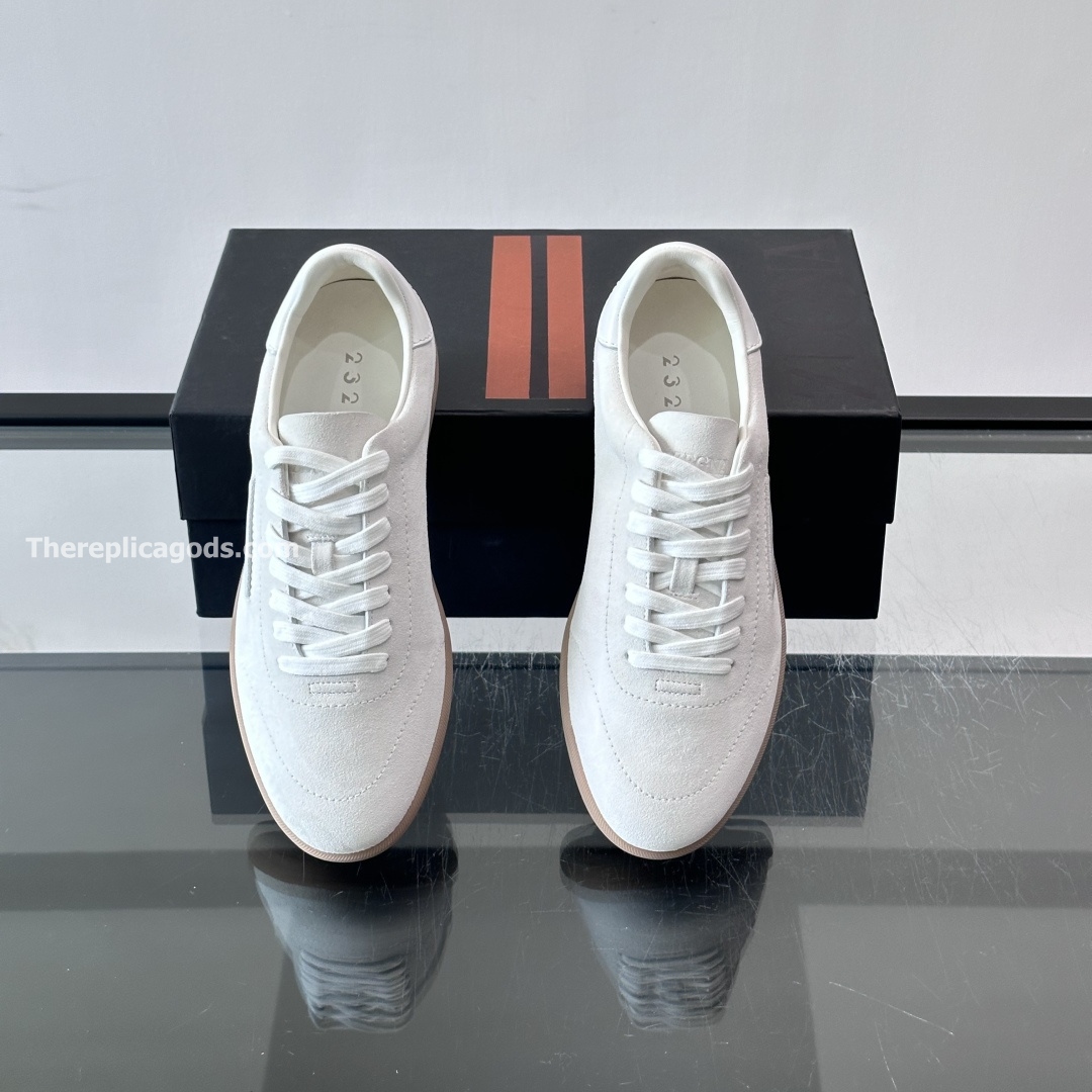 232 SUEDE SNEAKERS IN WHITE, photo 4