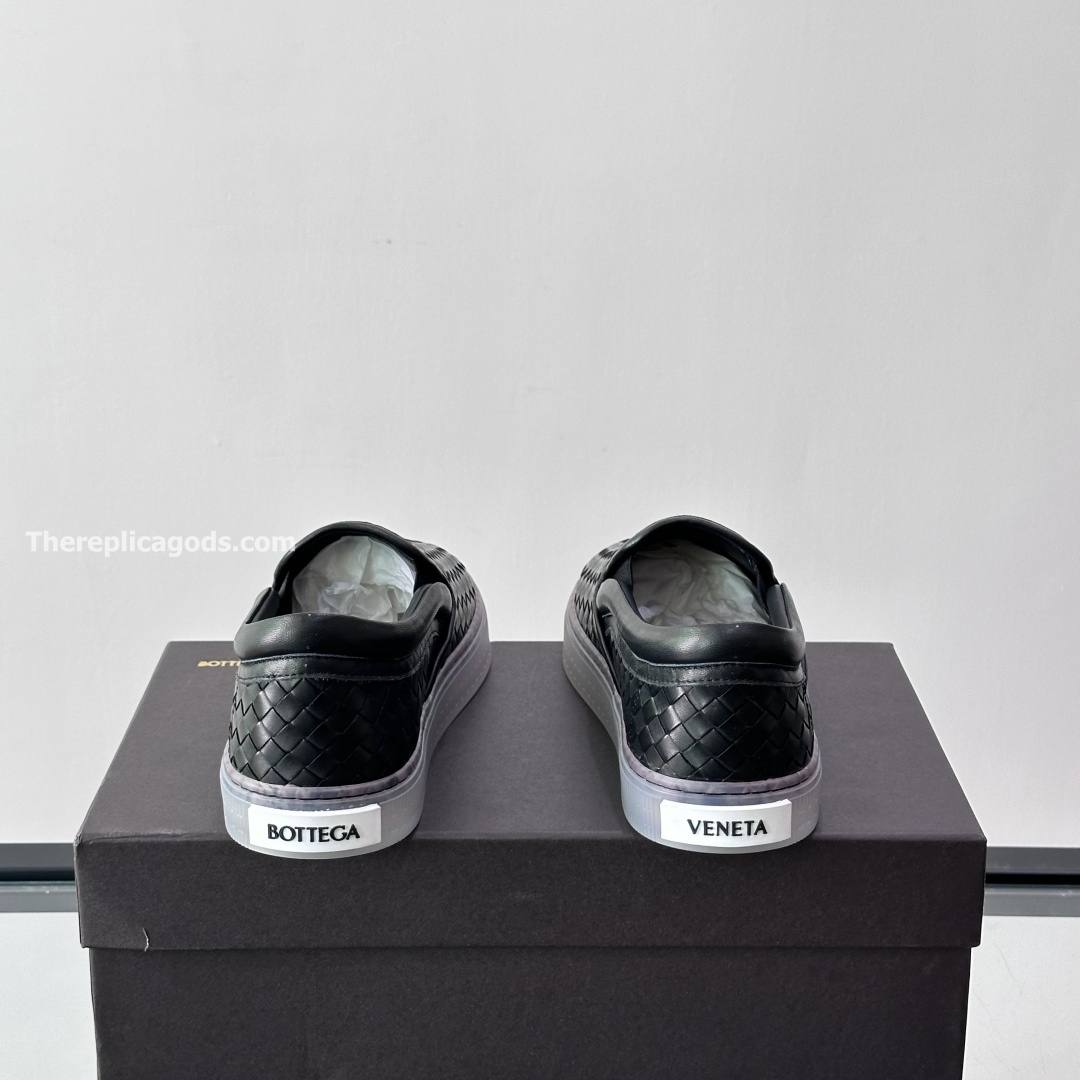 SERENA SNEAKERS BLACK SOFT LEATHER - BV34