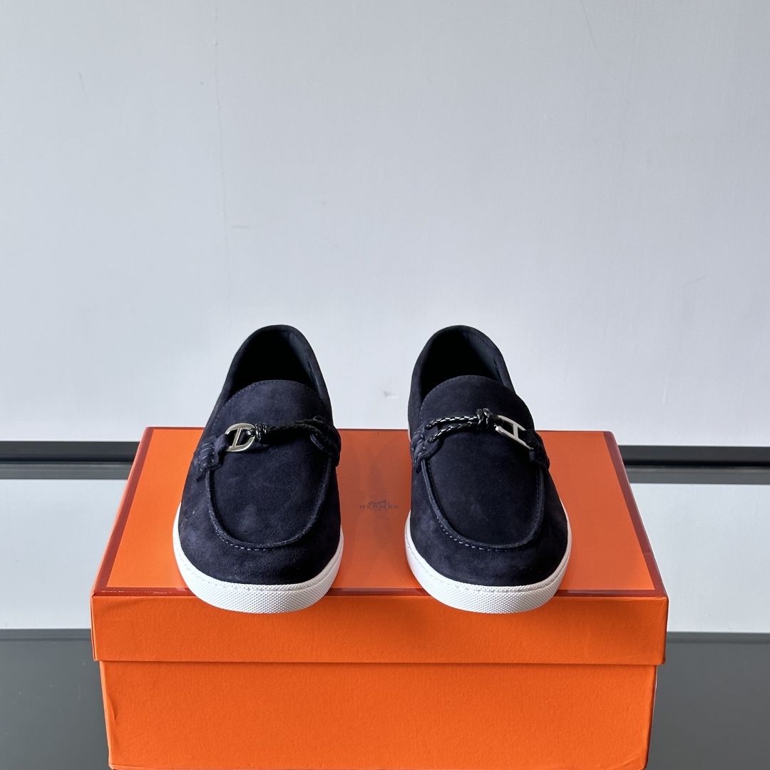 IGNACIO LOAFERS IN BLUE - H249