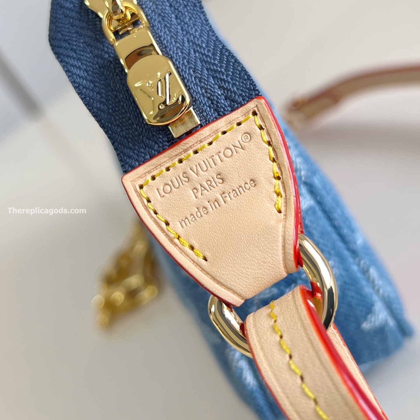 X TM POCHETTE ACCESSOIRES MONOGRAM CHERRY DENIM M13994
