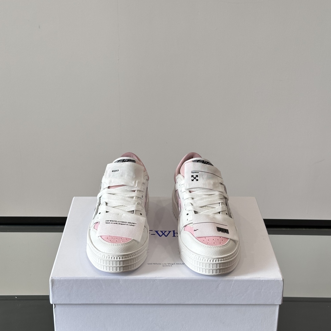 3.0 OFF-COURT SNEAKERS IN WHITE AND PINK - OW49