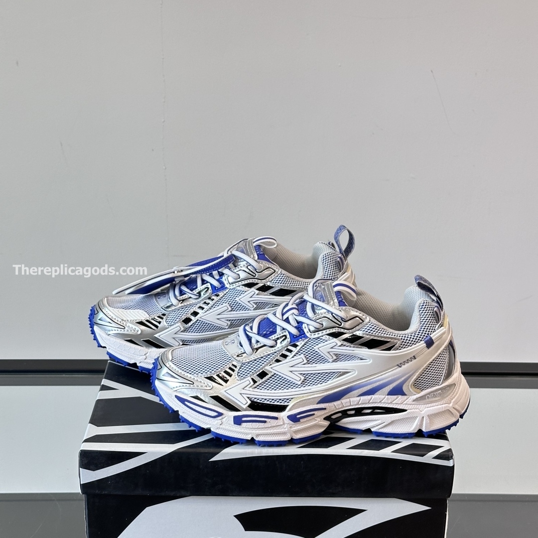 BE RIGHT BACK SNEAKERS IN GREY AND BLUE - OW60