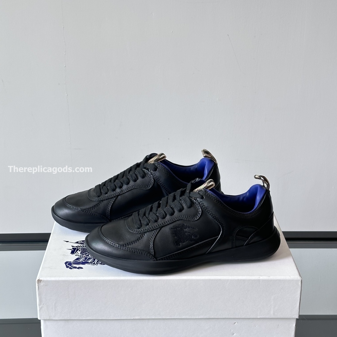 BLADE LEATHER LOW-TOP TRAINERS - BBR135