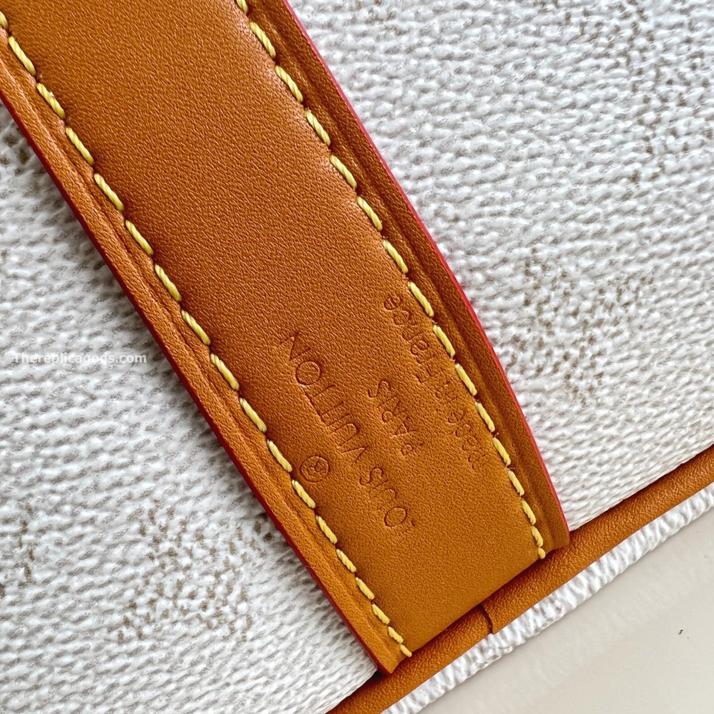 KEEPALL BANDOULI?RE 45 BAG OFF-WHITE MONOGRAM HERITAGE CANVAS M14838