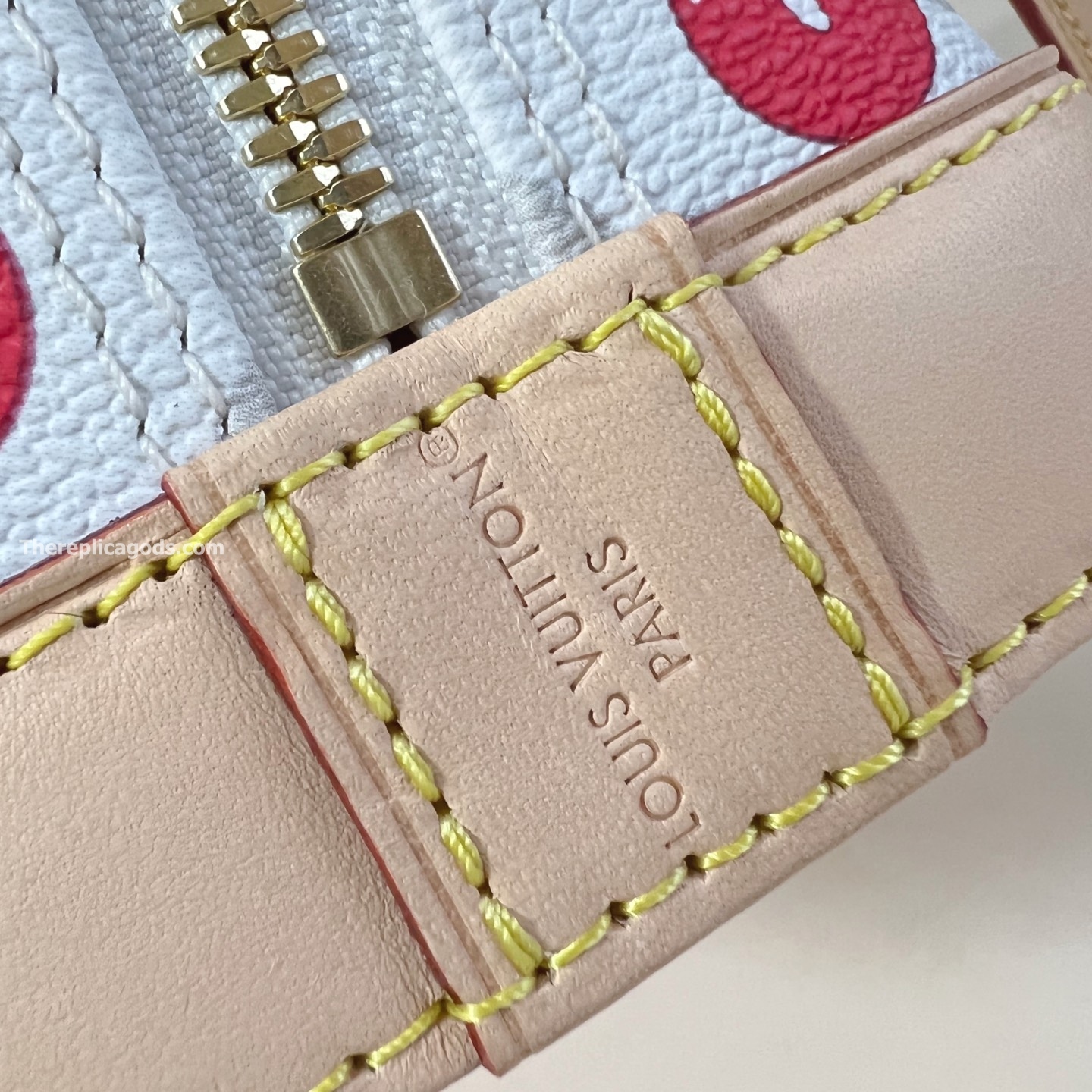 x TM ALMA BB BAG MONOGRAM CHERRY CANVAS M14234
