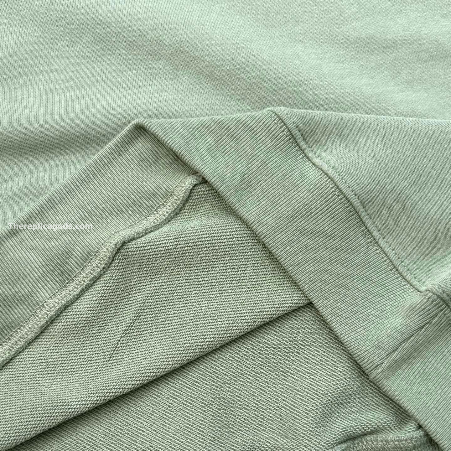 ANAGRAM COTTON SWEATSHIRT IN GREEN - SK822