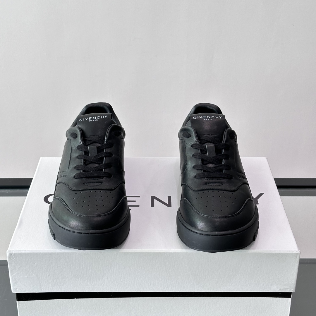 YARD SNEAKERS BLACK LEATHER - GVC158