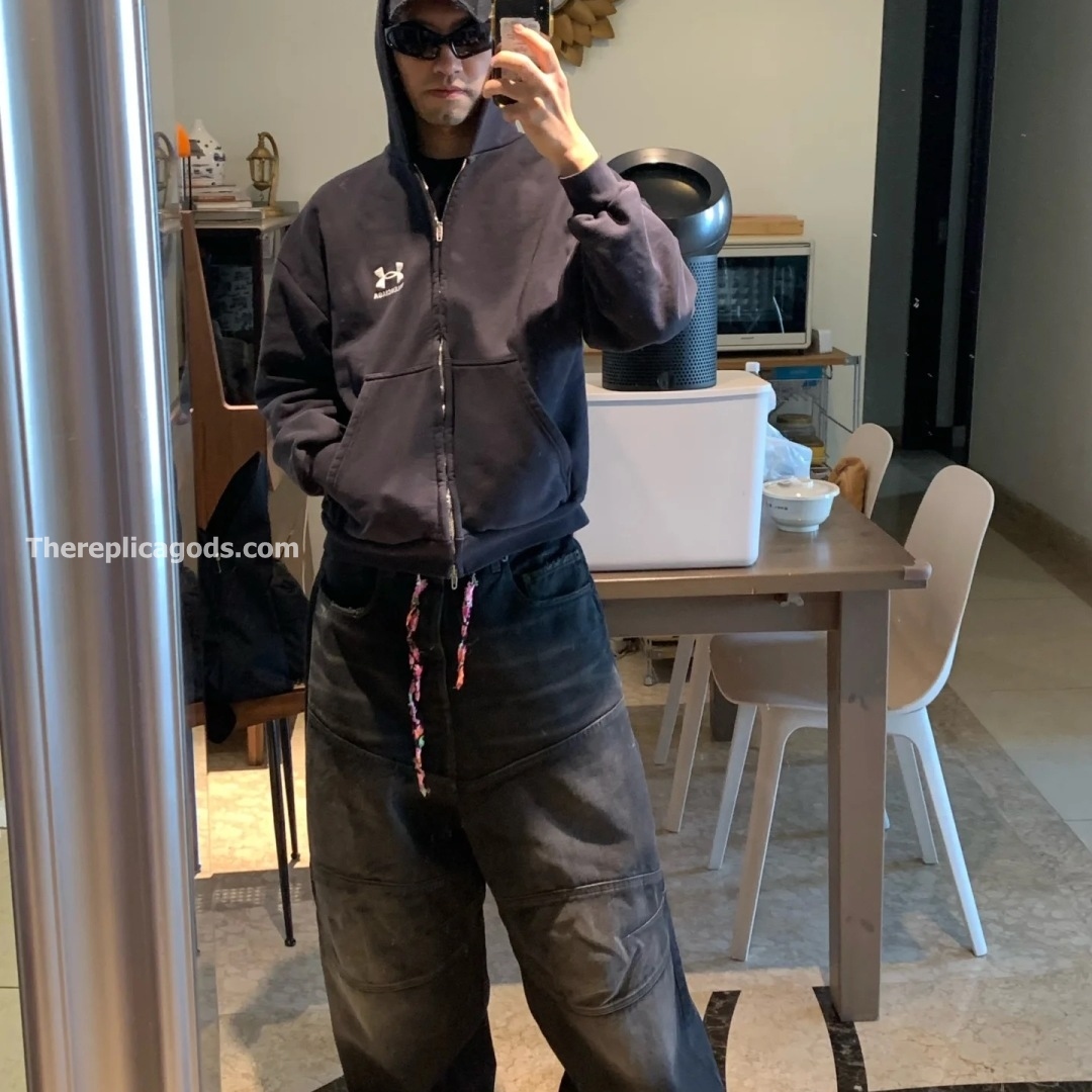 MEN'S BAGGY PANTS IN BLACK - TP619