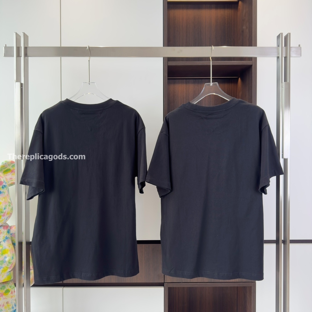 NEW PIMA COTTON JERSEY T-SHIRT IN BLACK - TP656