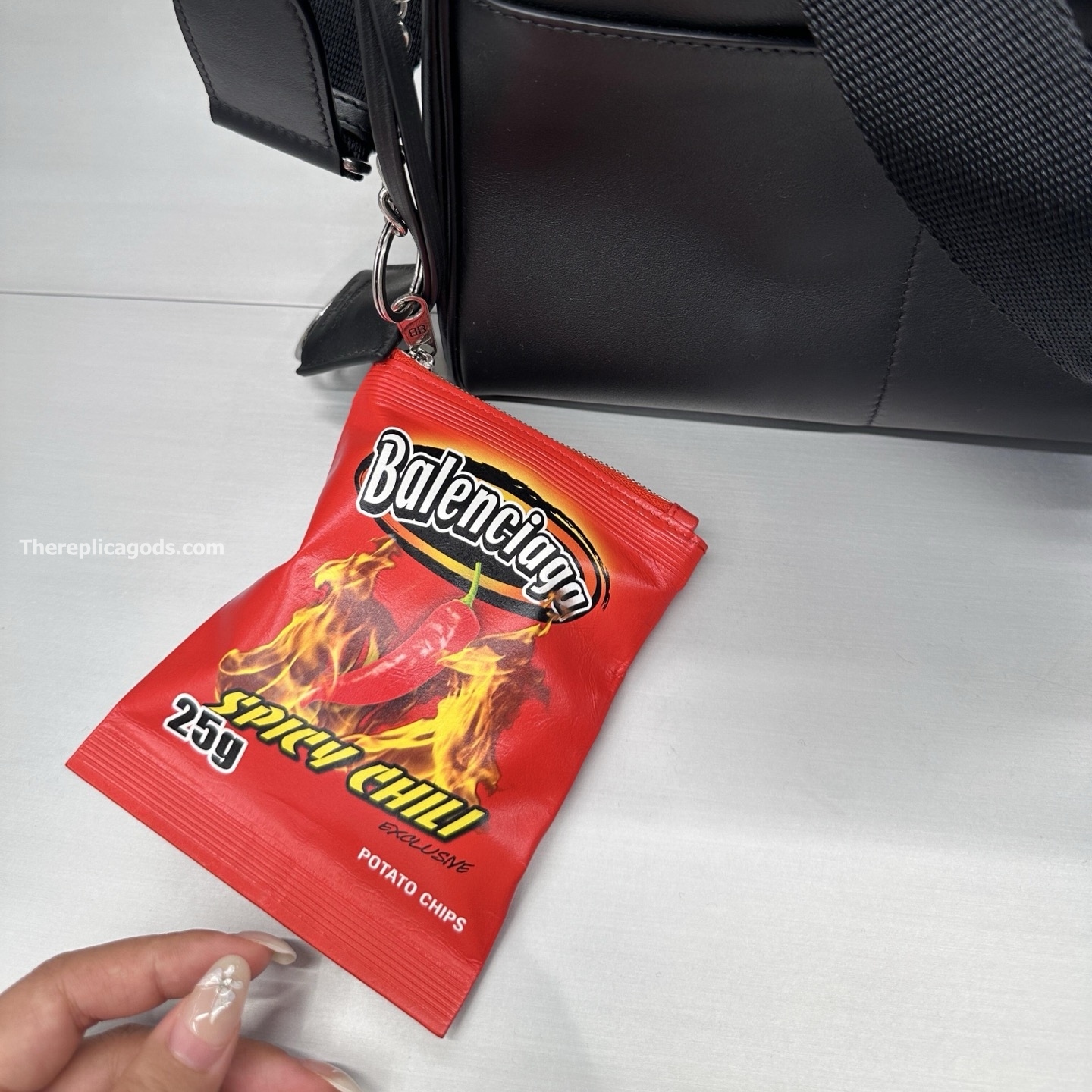 CHARM/KEYCHAIN CHIPS IN RED