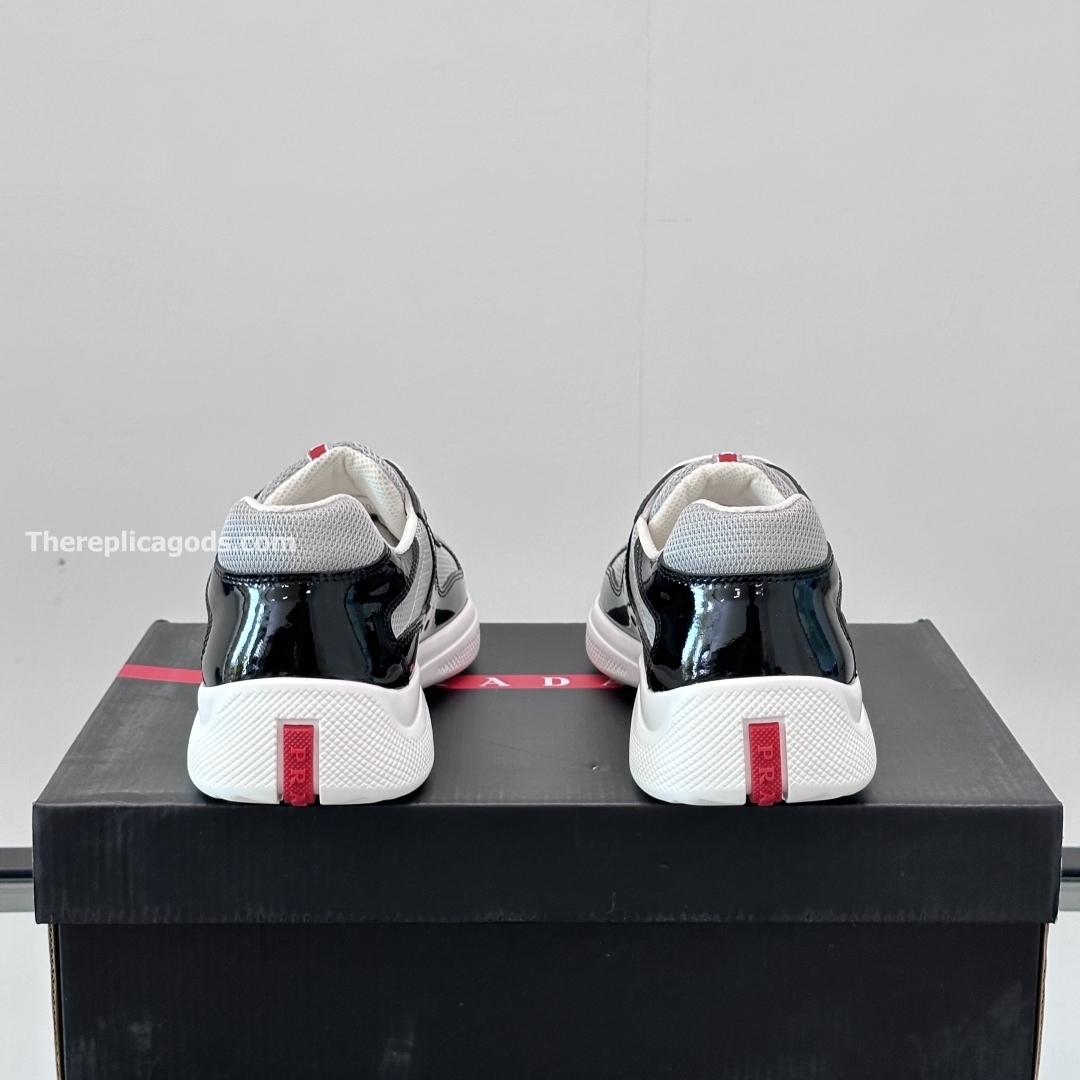 AMERICA'S CUP SNEAKERS IN GREY AND BLACK - PD223