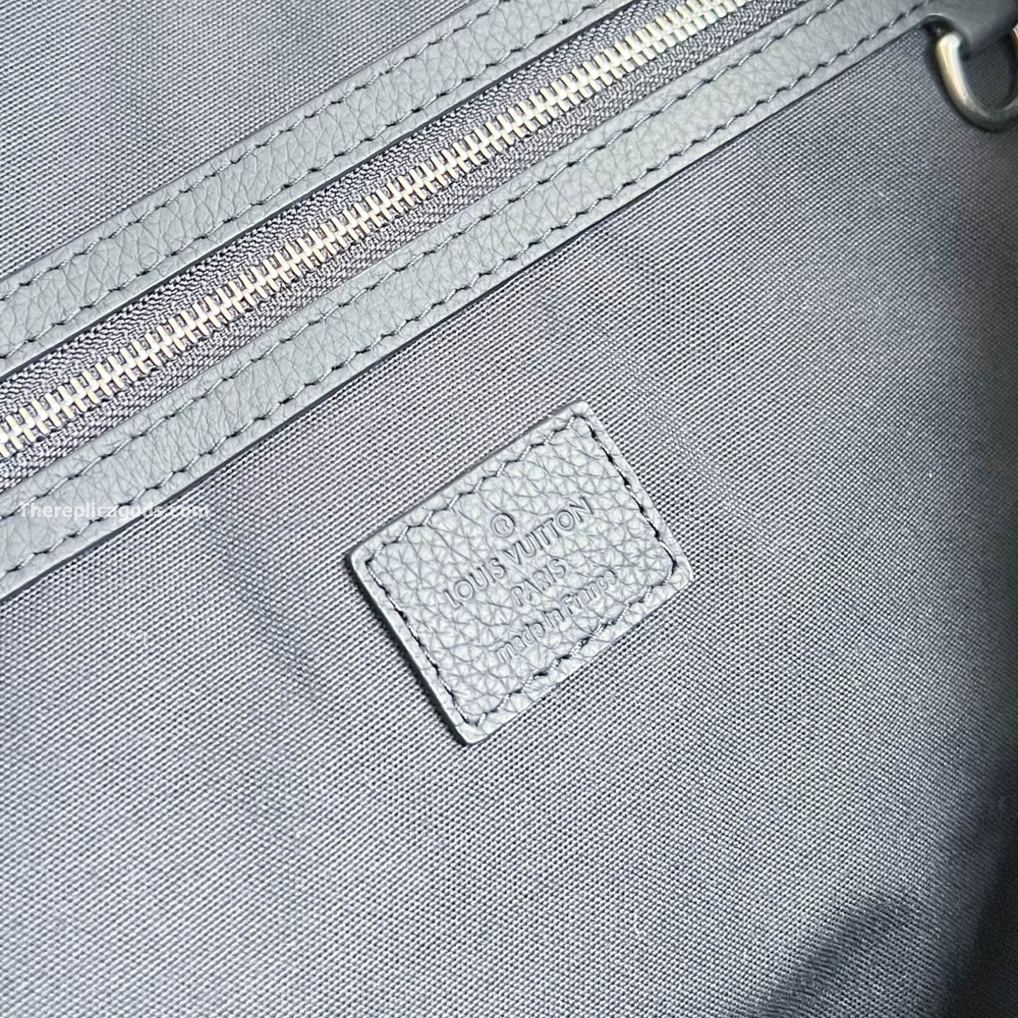 KEEPALL BANDOULIERE 50 BAG BLACK BLASON DENIM M13966