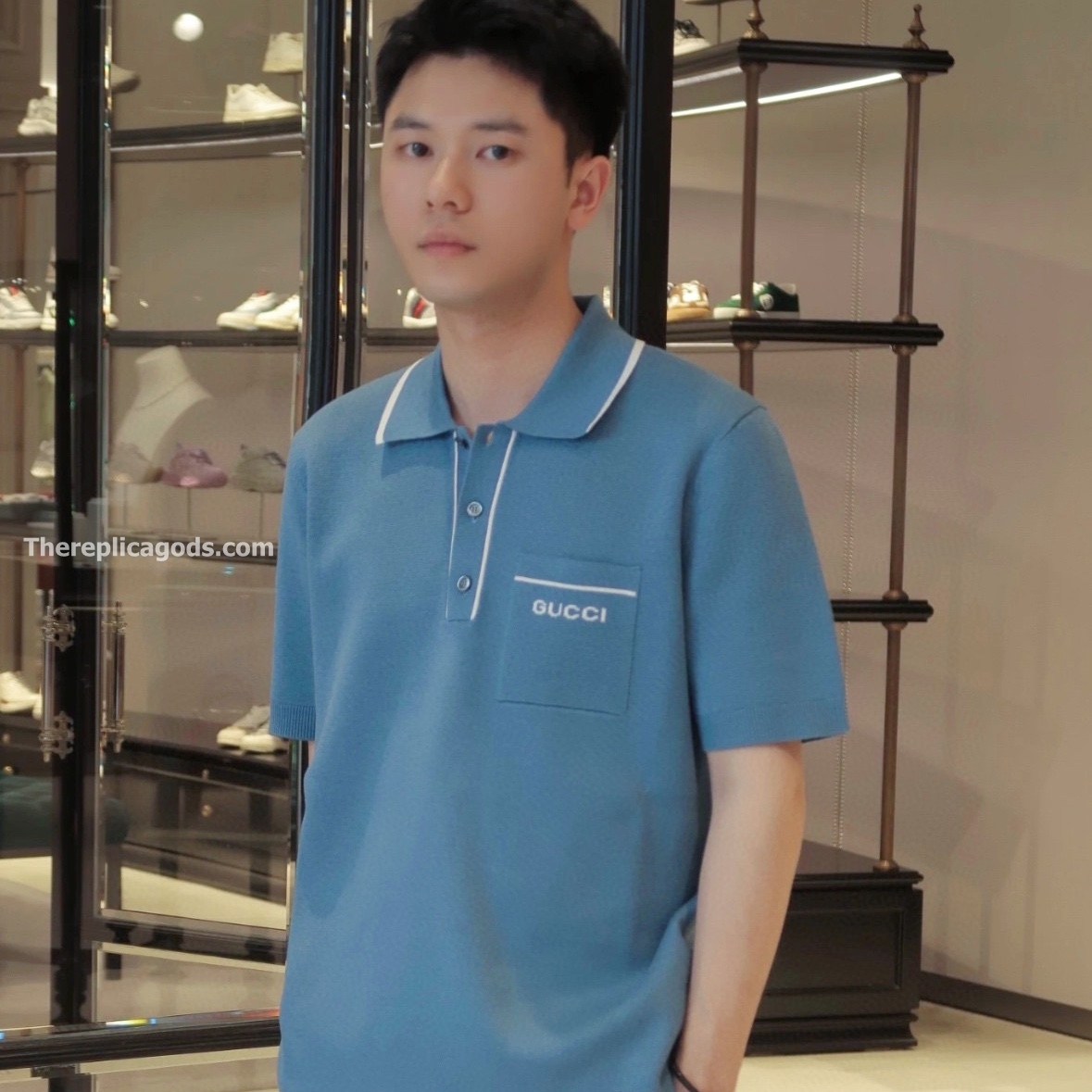 SILK AND COTTON POLO SHIRT - TP681
