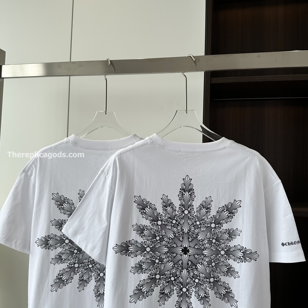 CROSS T-SHIRT IN WHITE - TP592