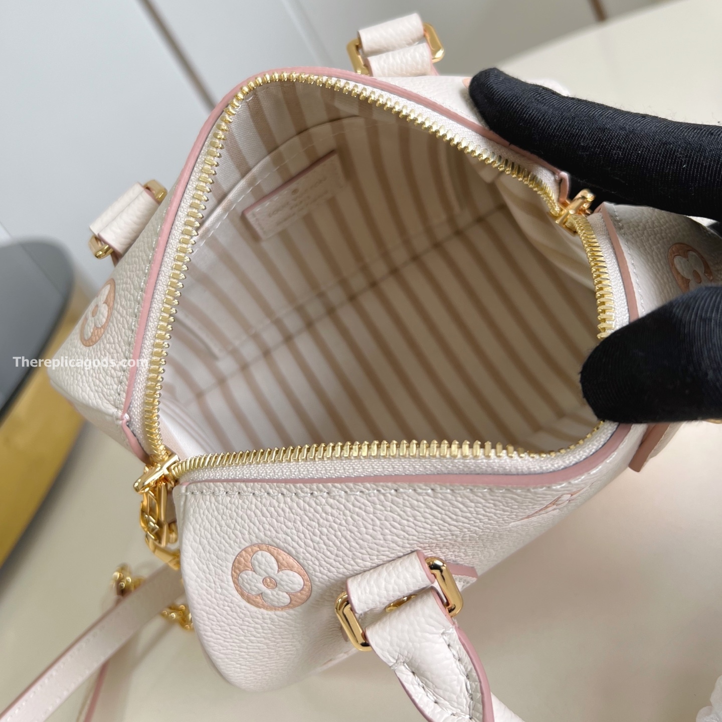 SPEEDY BANDOULIERE 20 BAG EDEN DEBOSSED COWHIDE LEATHER M14291