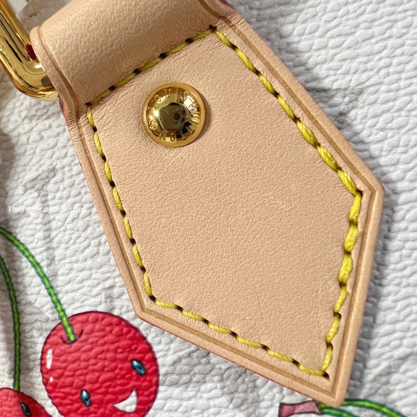 x TM ALMA BB BAG MONOGRAM CHERRY CANVAS M14234