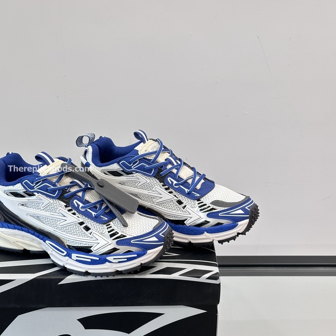 BE RIGHT BACK SNEAKERS IN GREY AND BLUE - OW62