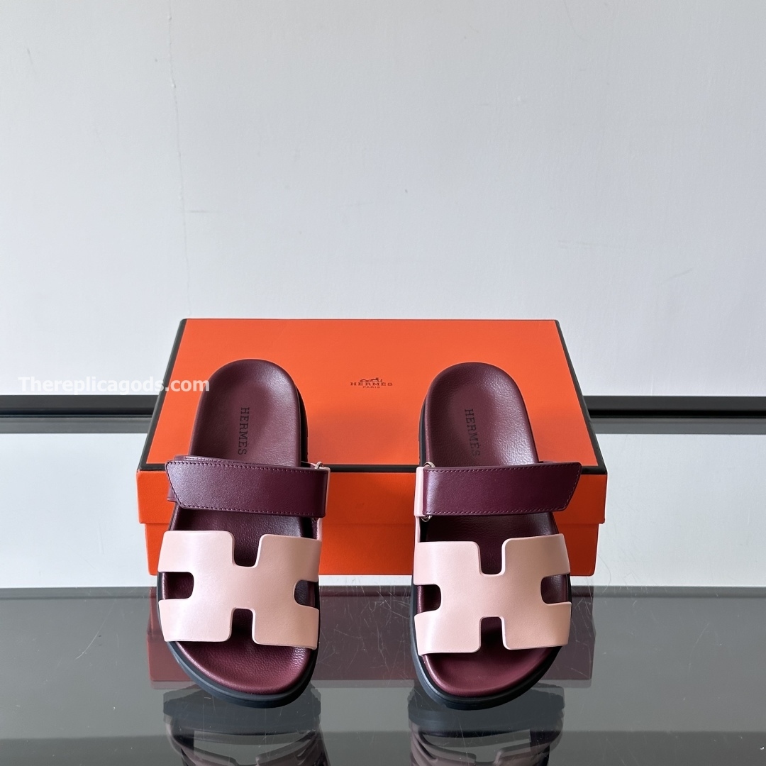 CHYPRE SANDALS IN RED AND BEIGE - HS122