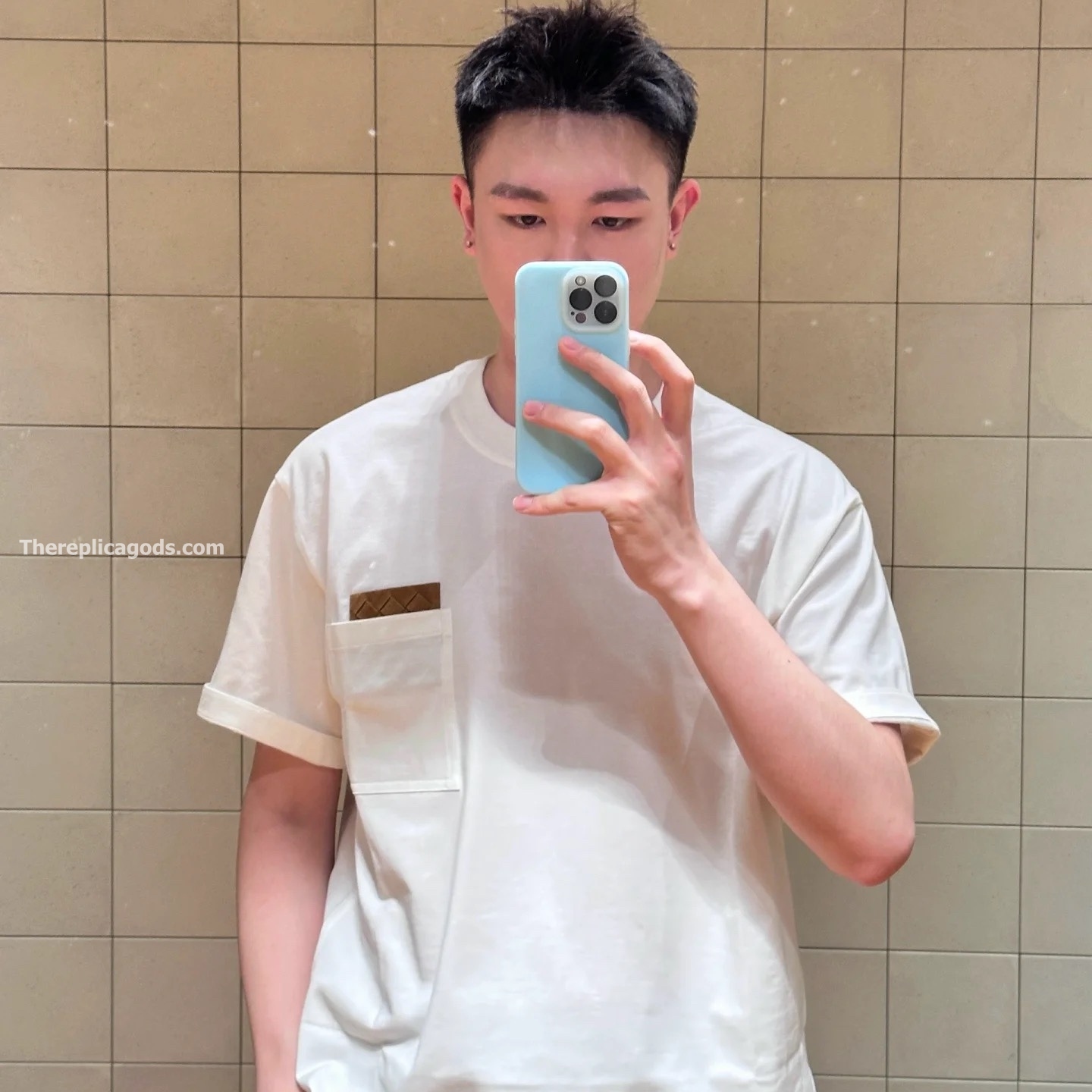 NEW PIMA COTTON JERSEY T-SHIRT IN WHITE - TP654