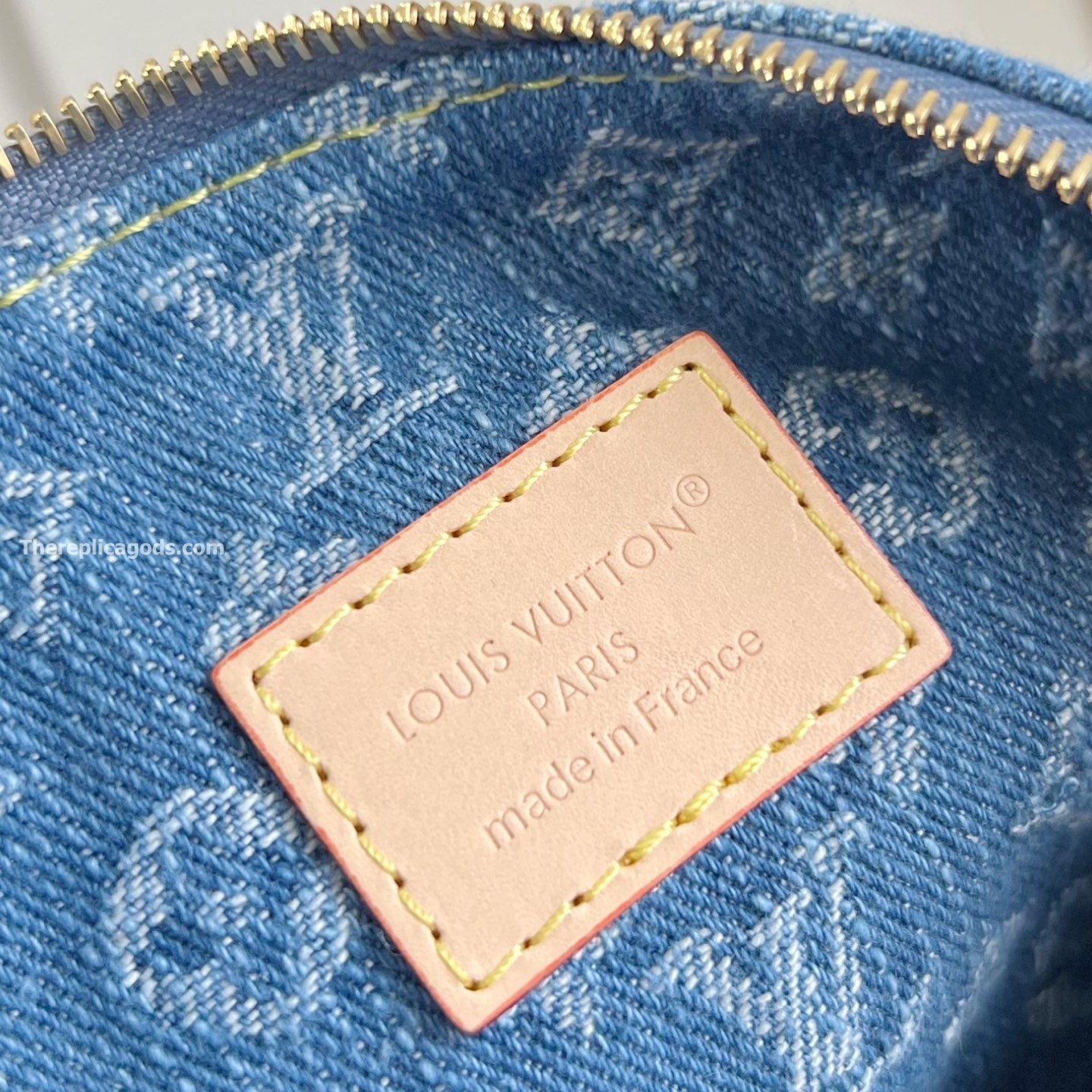 NEVERFULL MM TOTE BAG IN DENIM BLUE M13192