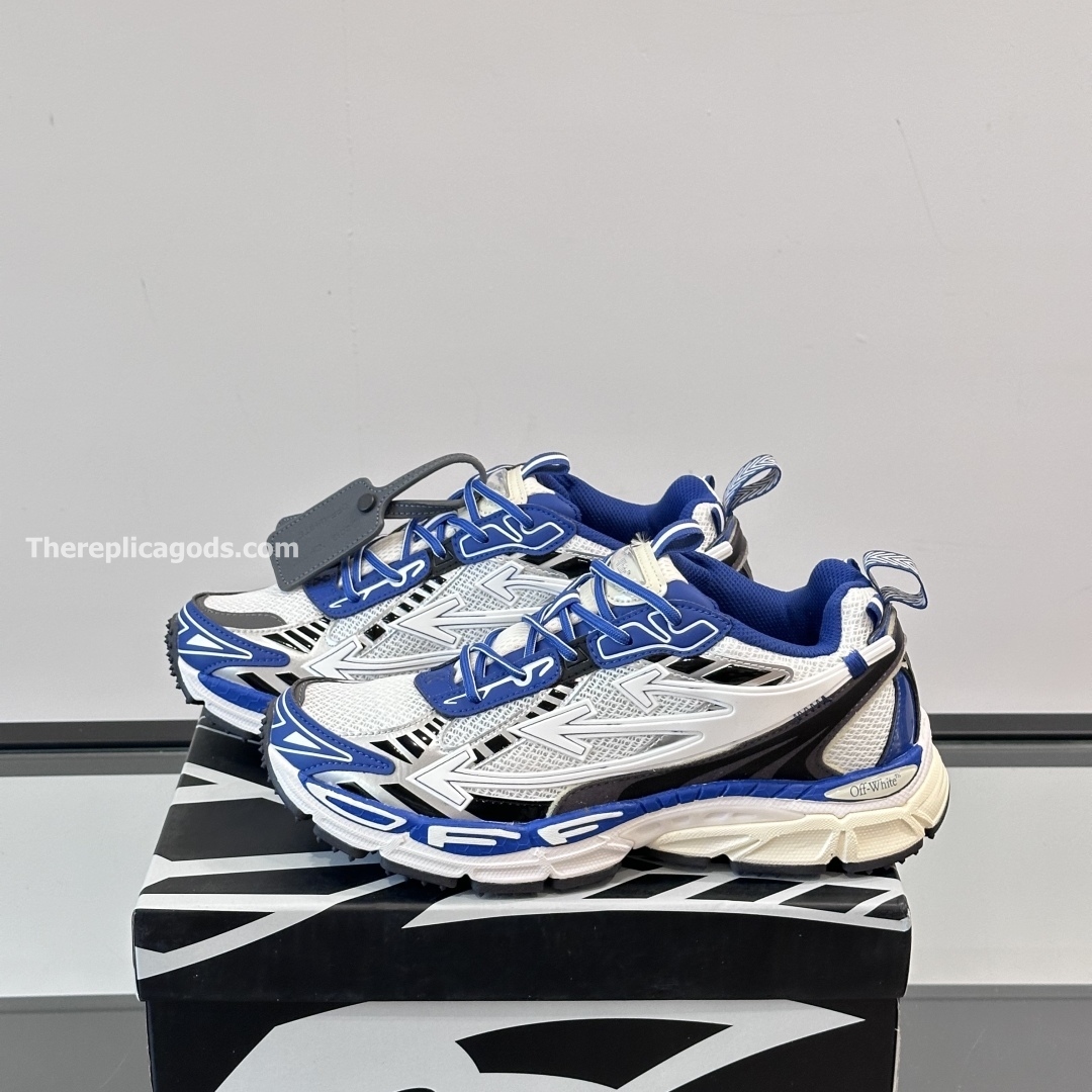 BE RIGHT BACK SNEAKERS IN GREY AND BLUE - OW62