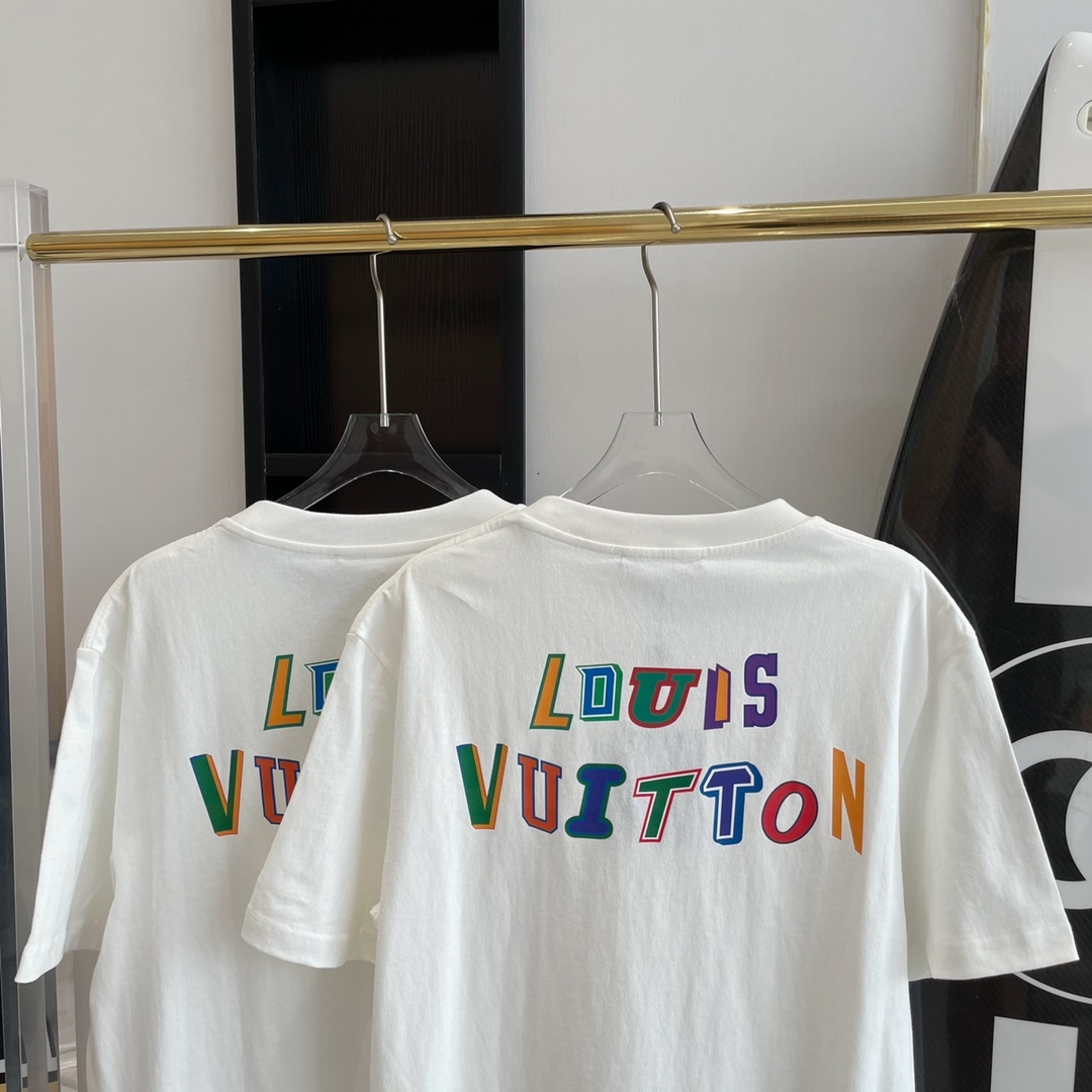 LV x NBA BASKETBALL SHORT-SLEEVED T-SHIRT IN WHITE - TP582