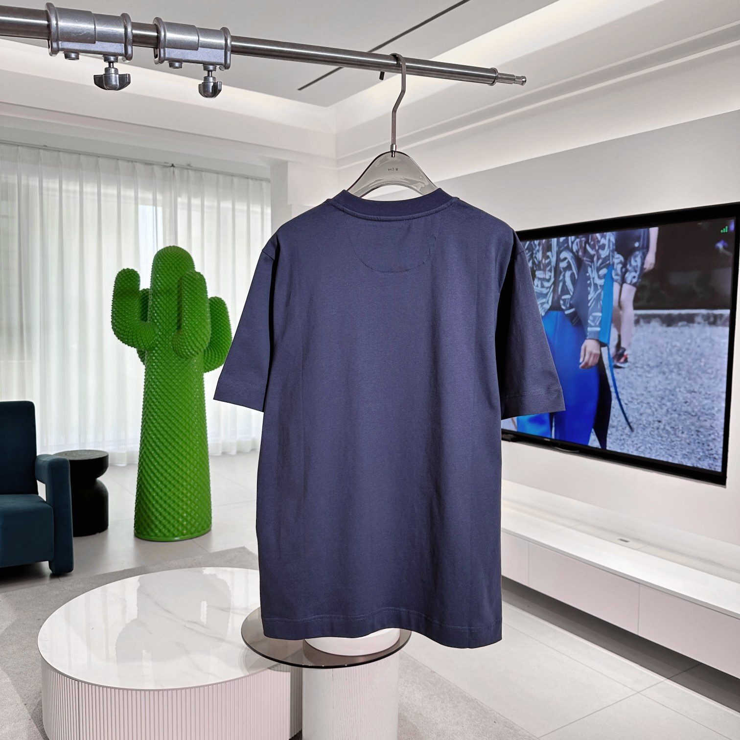 COTTON T-SHIRT IN BLUE - TP575