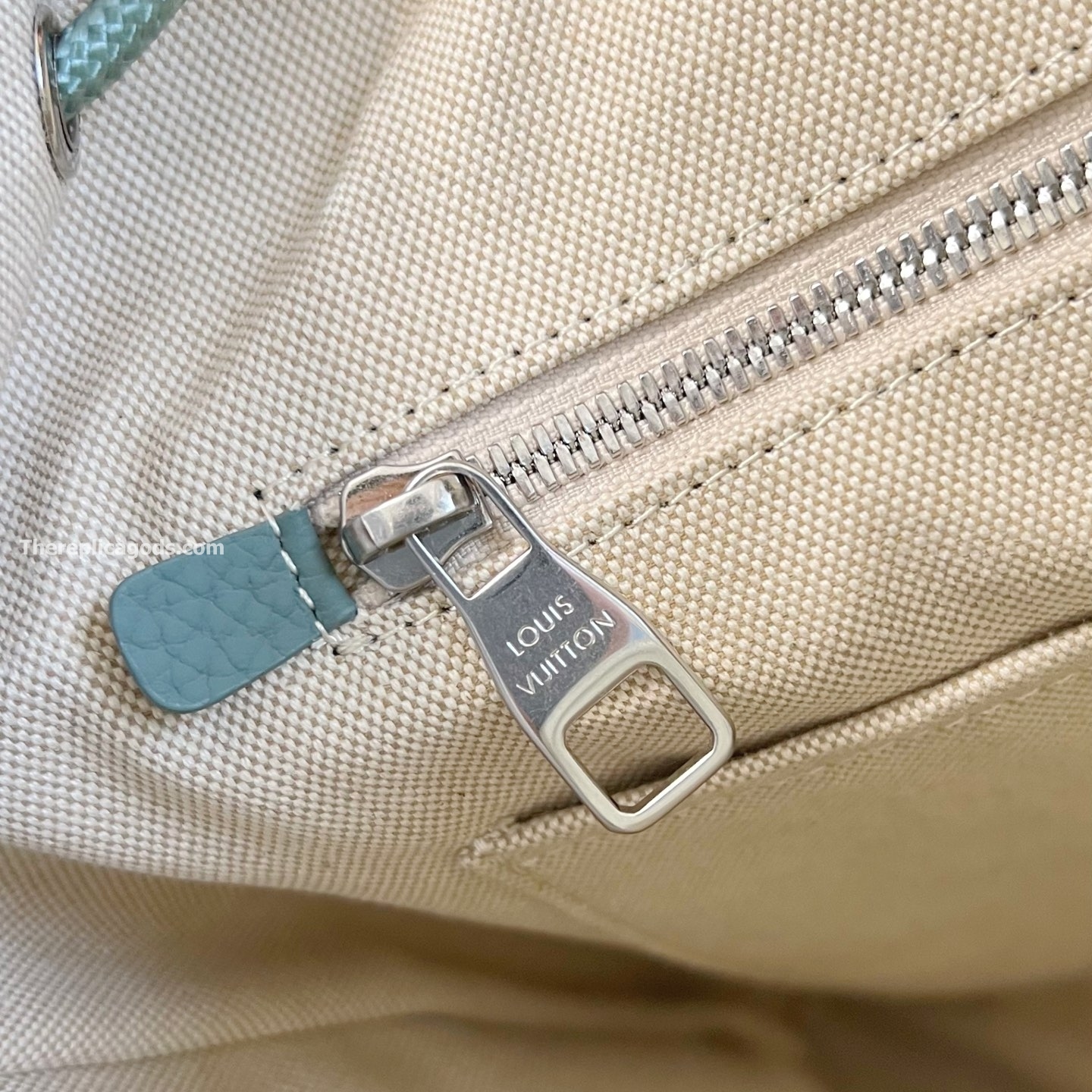 CHRISTOPHER MM BACKPACK MISTY LAKE GREEN MONOGRAM TAURILLON M13863